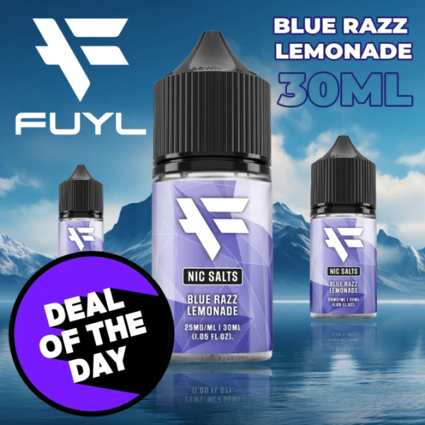 Blue Razz Lemonade Salts 30ml E-Juice | FUYL By Dinner Lady