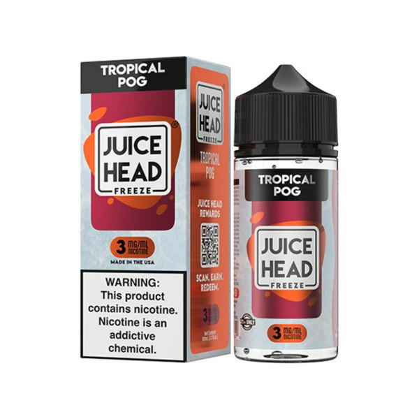 Juice Head Tropical Passionfruit Orange Guava (POG) Freeze 100ml E-Juice
