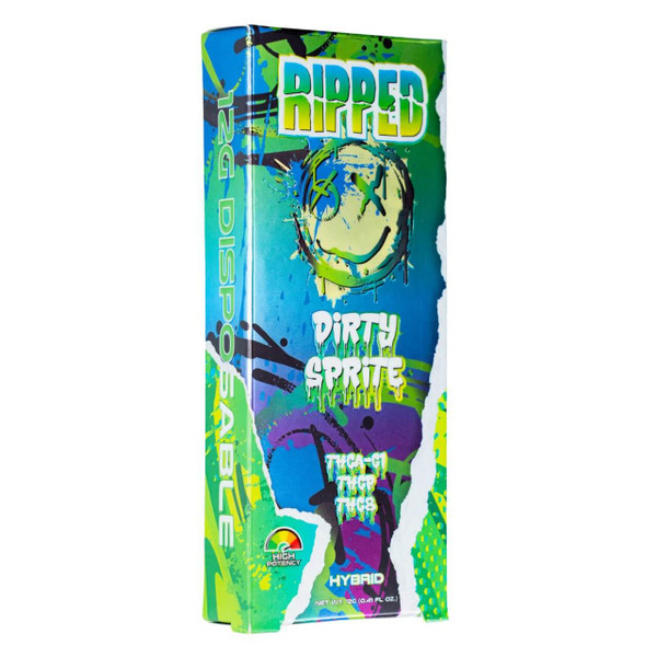 Ripped THCA-C1 THC-P THC8 High Potency Disposable – 12G Dirty Sprite