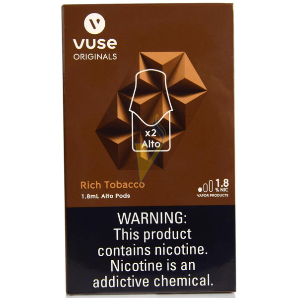 Vuse Alto Prefilled Replacement Pod 1.8ML 1.8% Rich Tobacco