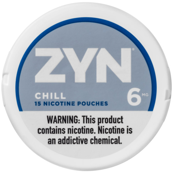 ZYN Nicotine Pouches - 1PK Chill 6MG