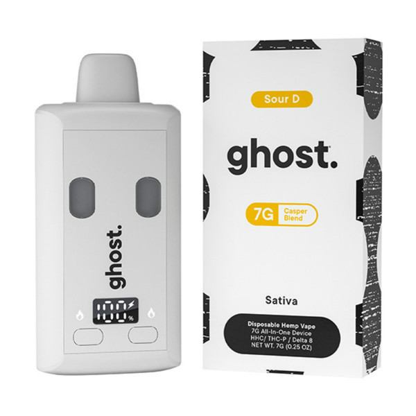 Ghost Casper Blend D8 HHC THC-P Disposable 7G-1PK Sour D