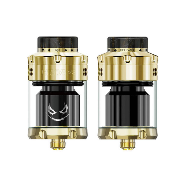 HellVape Dead Rabbit 3 RTA – Joker Edition Shiny Gold Black