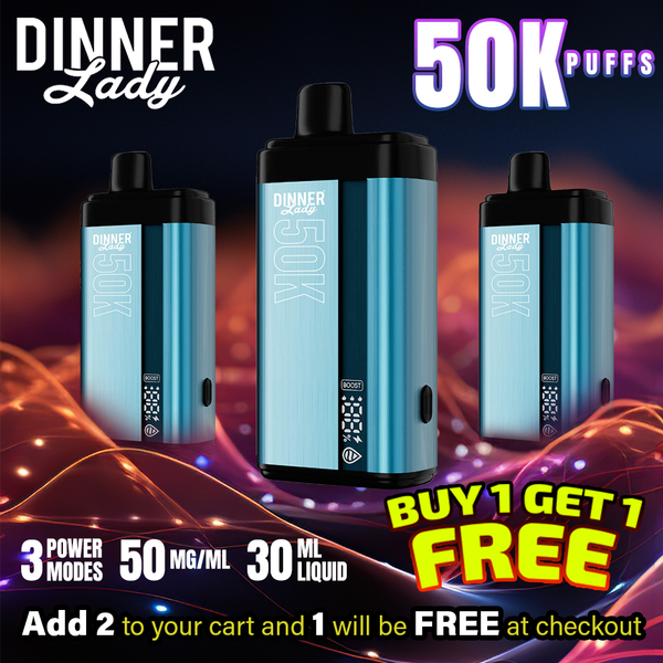 Dinner Lady Disposable | 50K Puffs - Buy 1 Get 1 Free