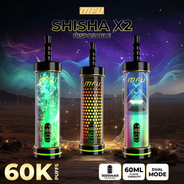 MFU SHISHA X2 Hookah Disposable 60K Puffs