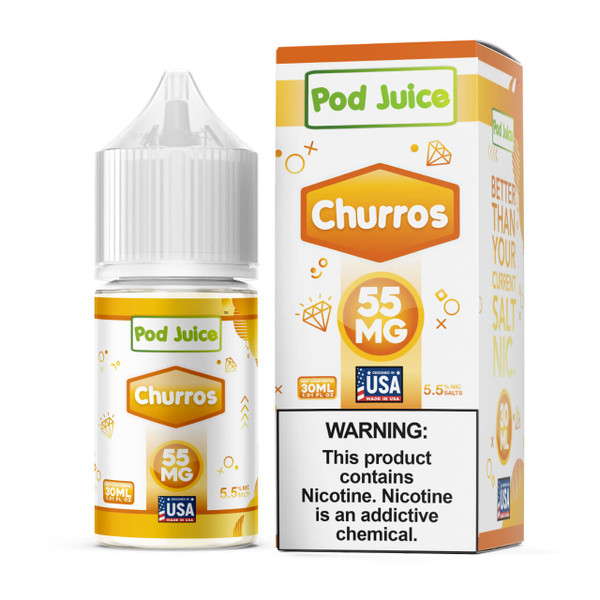 Pod Juice Salt Churros E-Juice 30ml
