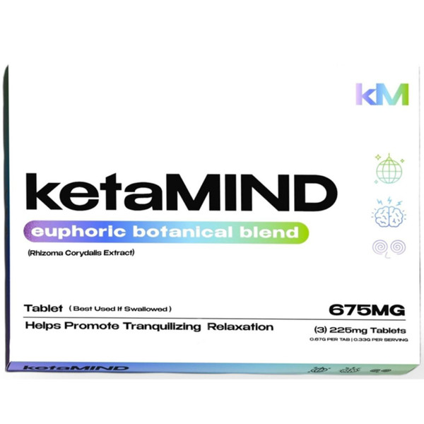 ketaMIND Euphoric Botanical Blend Tablet 3CT- 675MG