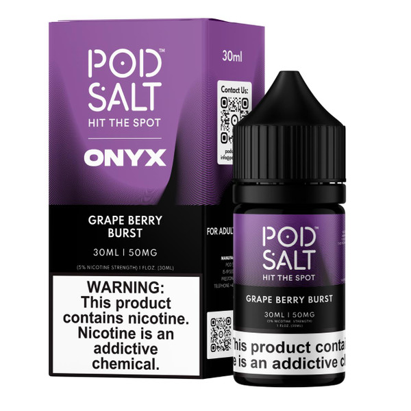 Pod Salt Onyx Grape Berry Burst 30ml Salt E-Juice