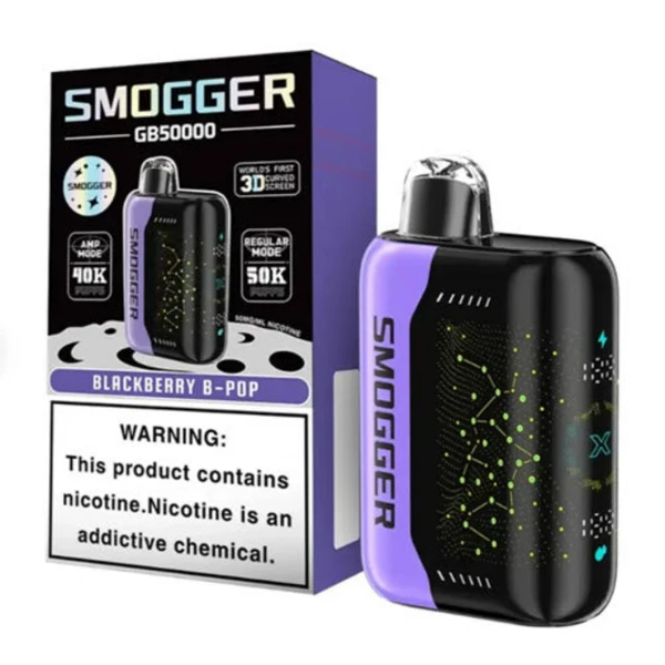 Smogger GB50000 Puff Disposable Blackberry B - POP