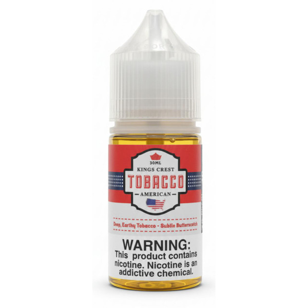 King's Crest Salts American Tobacco 30ml E-Juice