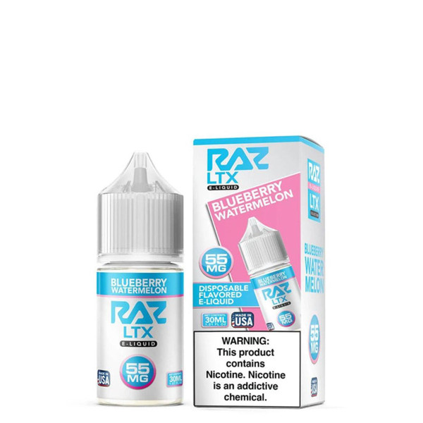 Pod Juice X Raz LTX Blueberry Watermelon Tobacco Free Nicotine 30ml Salt E-Juice