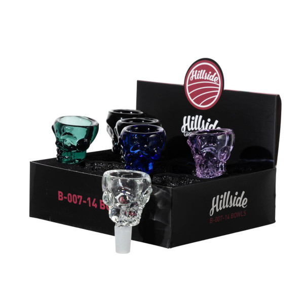 Hillside Bubble Bowl 14MM 6PK Skull