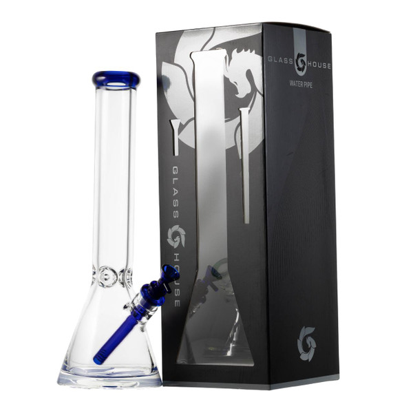 Hillside Water Pipe Beaker 16 BEAKER W COLOR DOWNSTEM