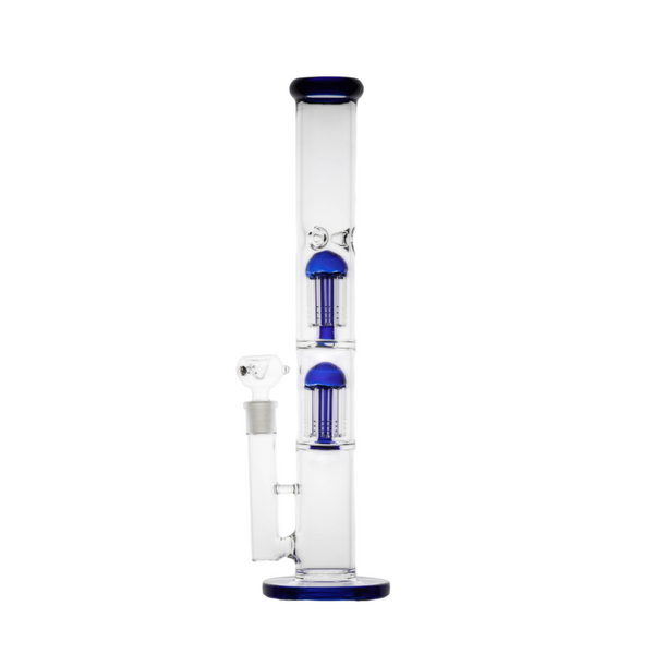 Hillside Water Pipe Double Perc Straight