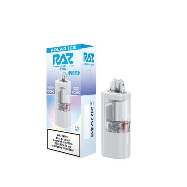 Geek Vape Raz VUE 50K Replacement Pod Cartridge 1PK-Polar Ice