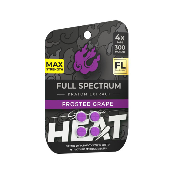 HEAT Full Spectrum Kratom Extracts 4CT-FROSTED GRAPE