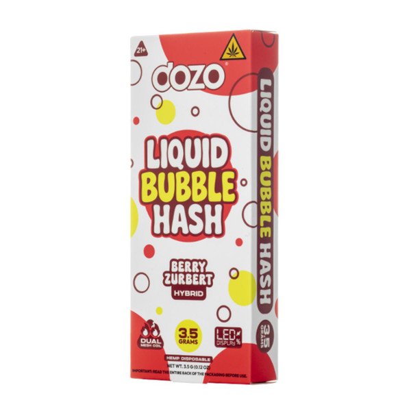 Dozo Liquid Bubble Hash Disposable 3.5G-Berry Zaburst Hybrid