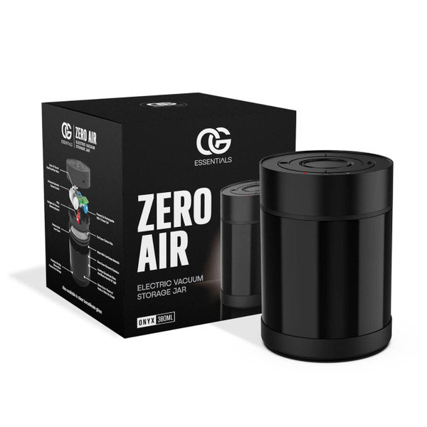 Zero Air Electronic Vacuum Stash Jar Onyx