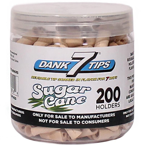 DANK7TIPS - HOLDERS Jar 200CT-SugarCane