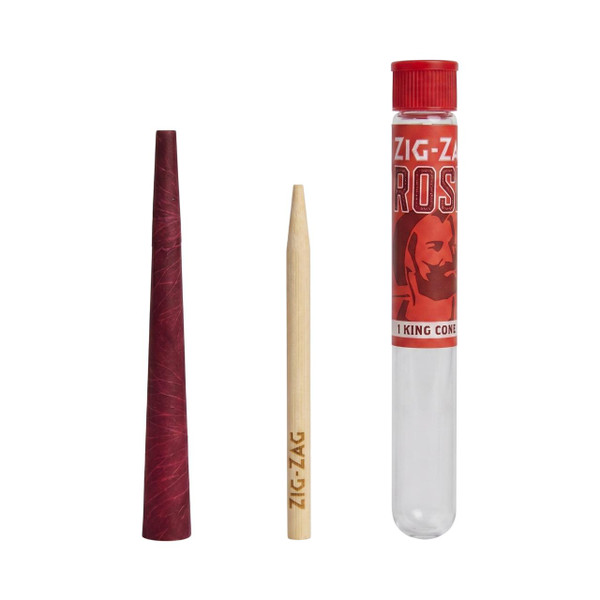 ZIG ZAG KING SIZE - ROSE CONES - 1PK - 1CT