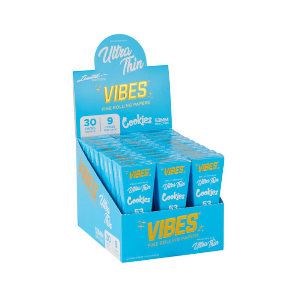 VIBES X COOKIES 53MM CONES ULTRA THIN 30PK