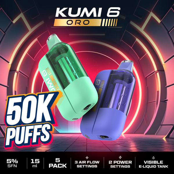 KUMI 6 Oro 40K Puff Disposable