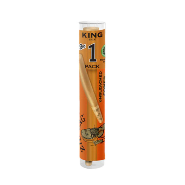Zig Zag Tubes Cones King Size 1PK-1CT Unbleached