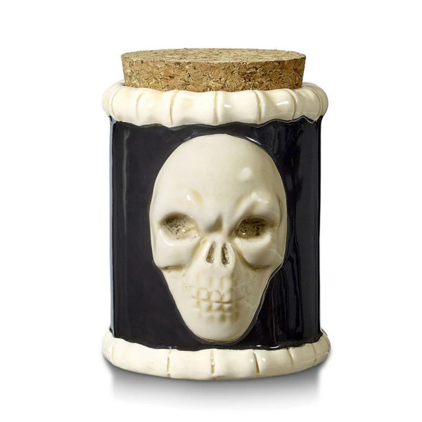 Fashioncraft Stash Jar Skull Bones Stash Jar