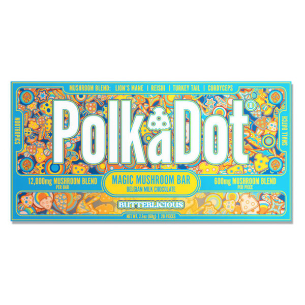 Polka Dot Mushroom Chocolate Bar - 12000MG Butterlicious