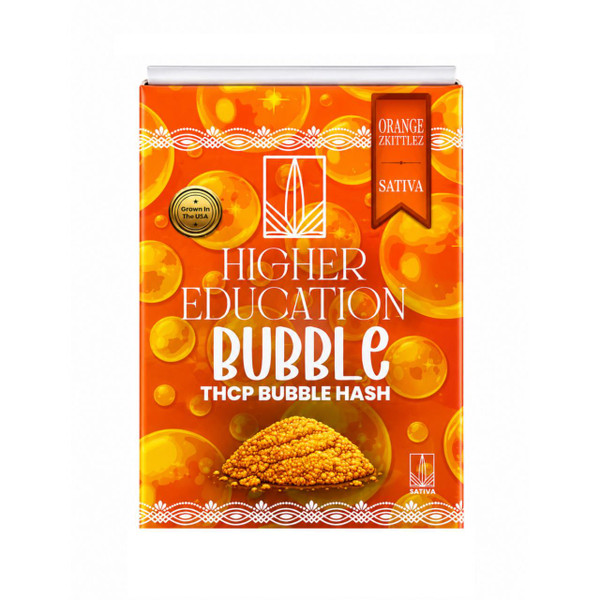 Higher Education THCP Bubble Hash Dabs 2G -1PK Orange Zkittlez Sativa