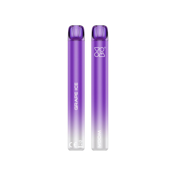 Voom Mesh Mini Zero Nicotine 3000 Puff Disposable Grape Ice