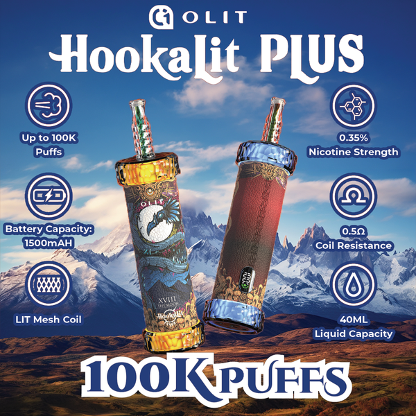 OLIT Hookalit Plus 100K Puff Disposable