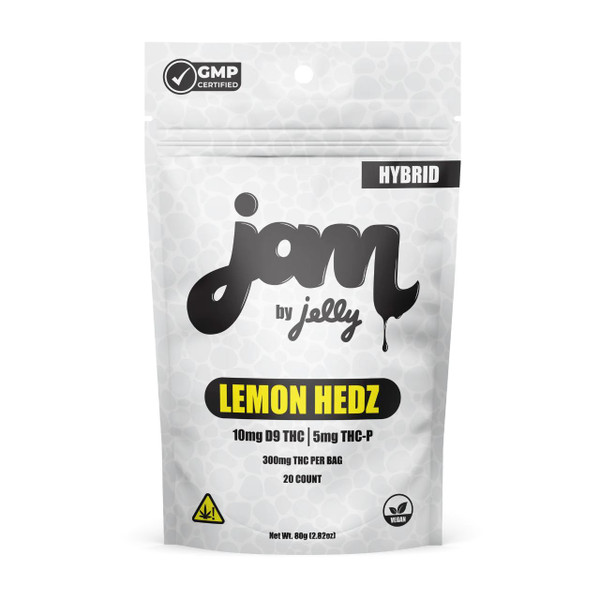 Jelly Jam D9THCP Gummies 300MG Lemon Hedz Hybrid