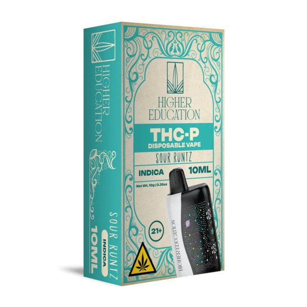 Higher Education THCP Blend Disposable 10G Sour Runtz Indica