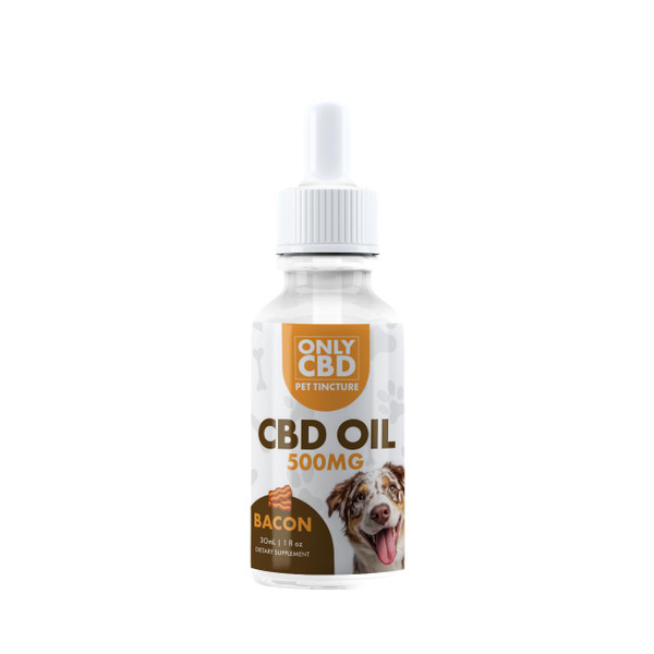 Only CBD Pets Tinctures 500MG Bacon