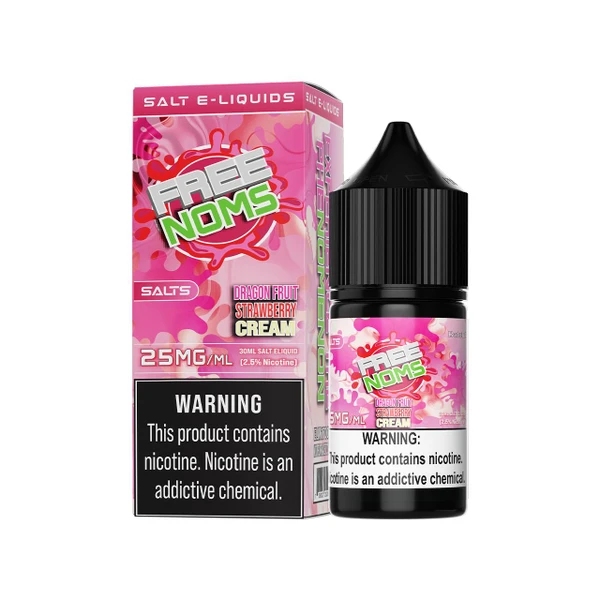 NomEnon Salt Dragon Fruit Strawberry Cream 30ml E-Juice 25mg