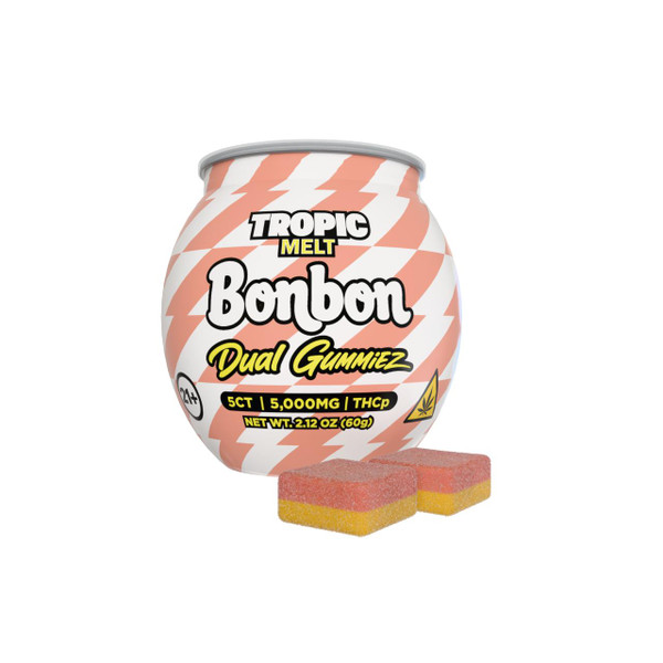 Bonbon THCP Dual Gummies 5000MG -5CT Tropic Melt
