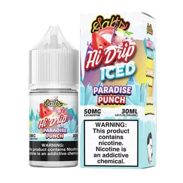 Hi-Drip Salts Iced Paradise Punch 30ml E-Juice