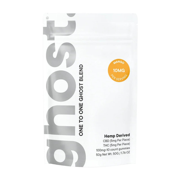 Ghost Wellness Blend One to One Gummies 100MG - 10CT Mango