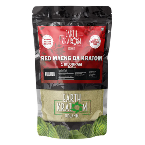 Earth Kratom Powder 1000G Red Maeng Da