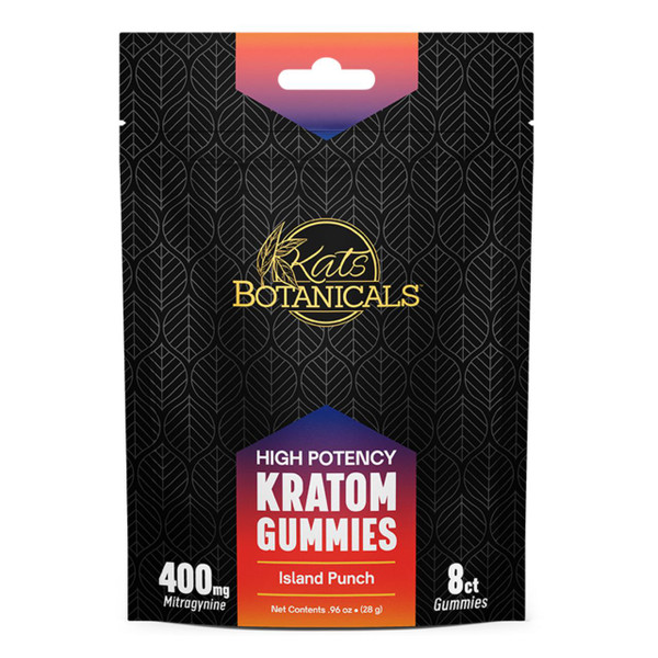 Kats Kratom Gummies 400MG-8CT Island Punch