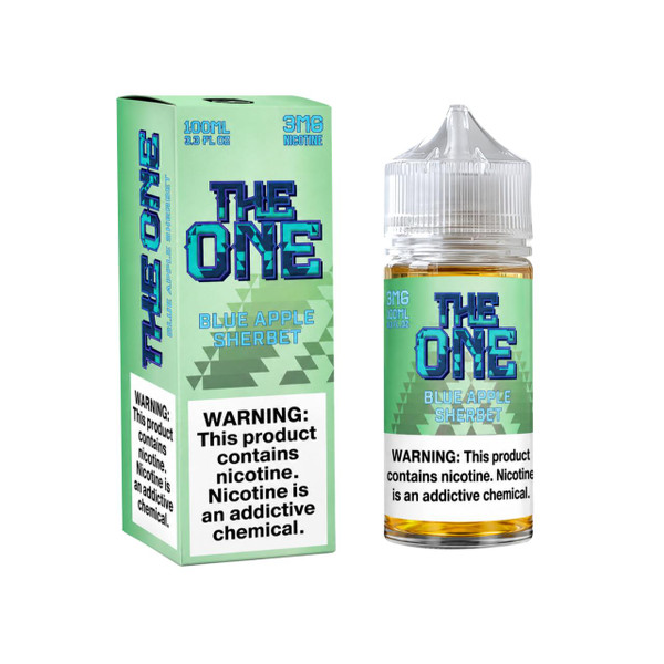 The One Blue Apple Sherbert 100ml E-Juice 3mg