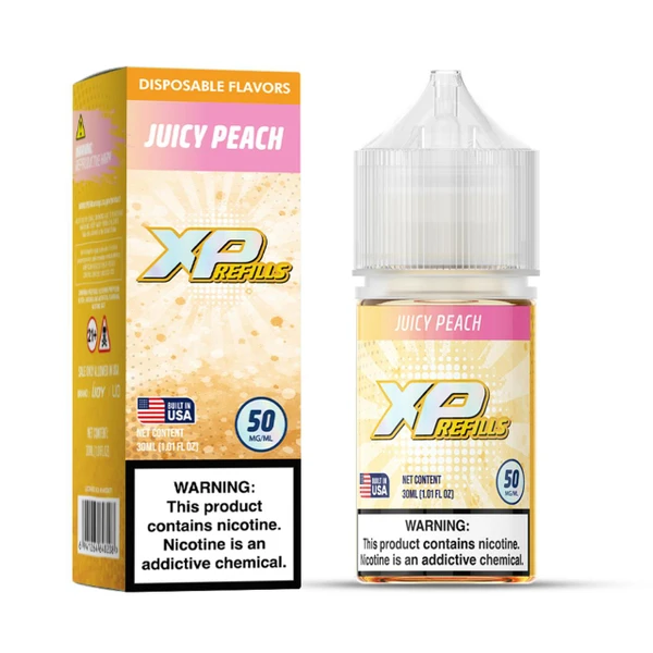 XP Refills Juicy Peach Salt 30ml E-Juice