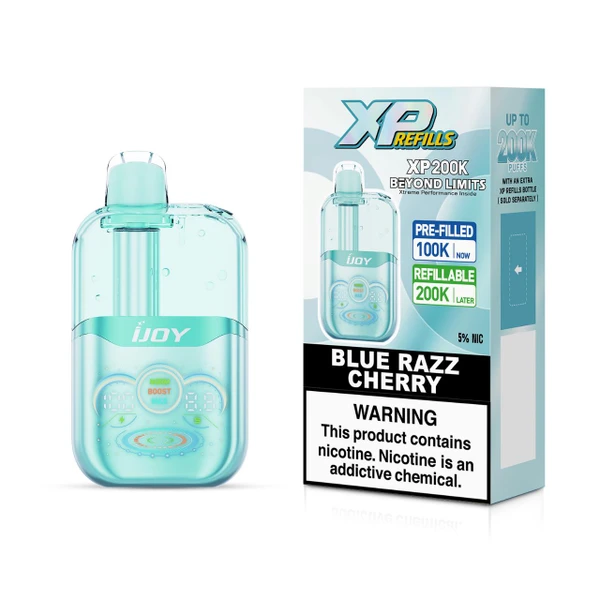 IJoy XP200K Puff Disposable Blue Razz Cherry
