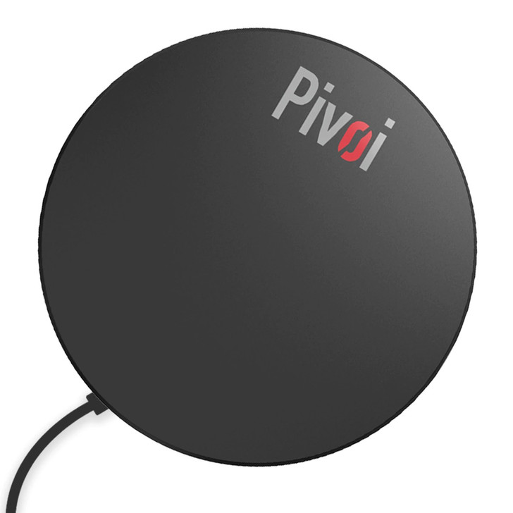 Pivoi 10W Qi Certified Wireless Charging Pad, Black