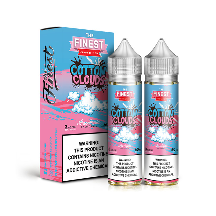 The Finest Candy Edition Cotton Clouds 2 x 60ml E-Liquid 3mg