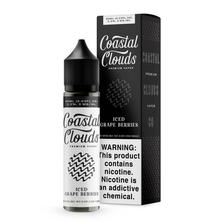 Coastal Clouds Grape Berries Iced 60ml E-Juice