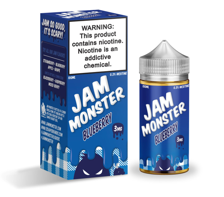Blueberry Jam E-Liquid 100ml by Jam Monster eJuice