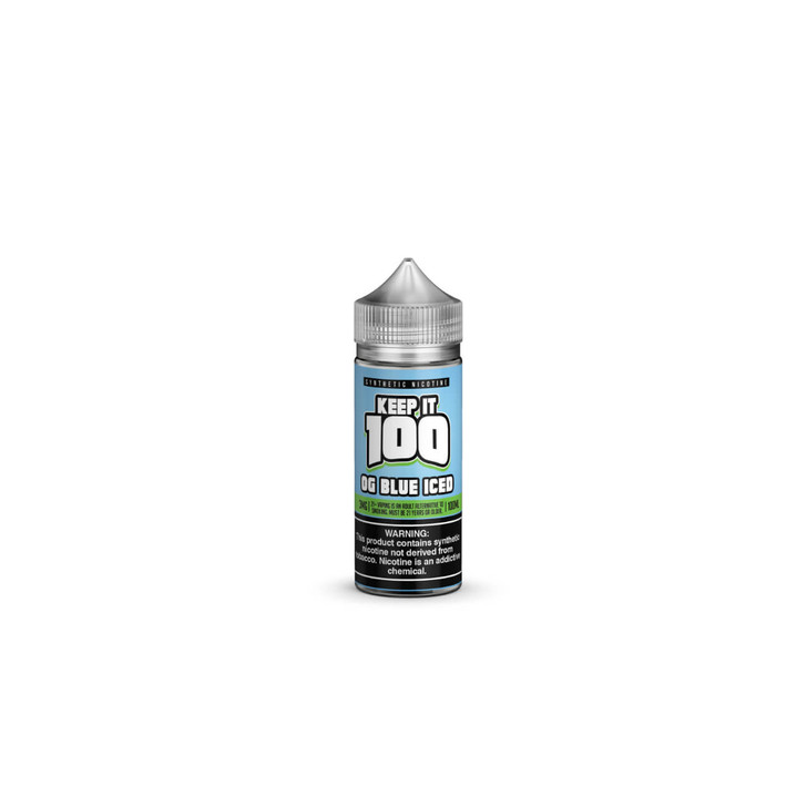 Keep it 100 OG Blue Iced Synthetic Nicotine 100ml E-Juice