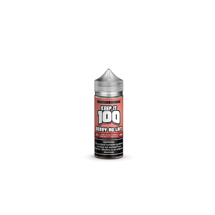 Keep it 100 Berry Au Lait Synthetic Nicotine 100ml E-Juice